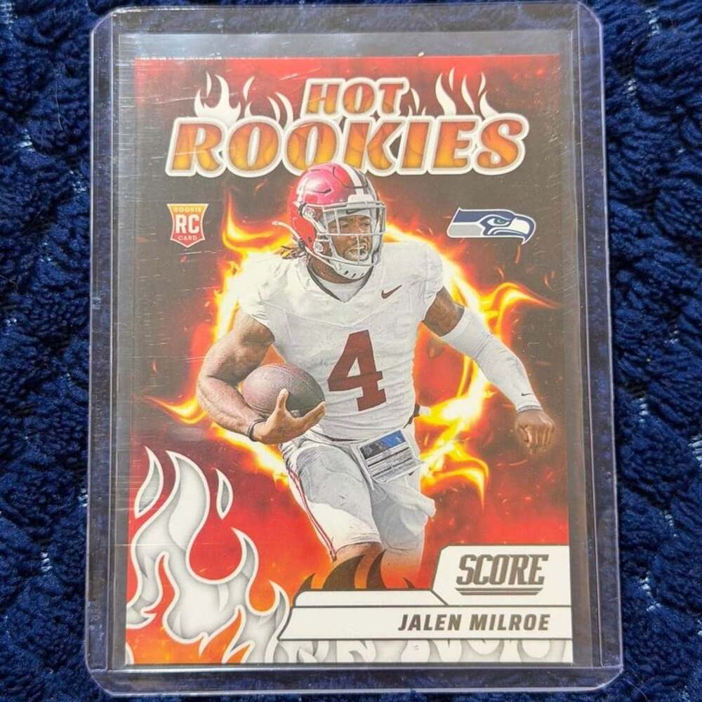 2025 Panini Score Jalen Milroe Hot Rookies RC Card #9